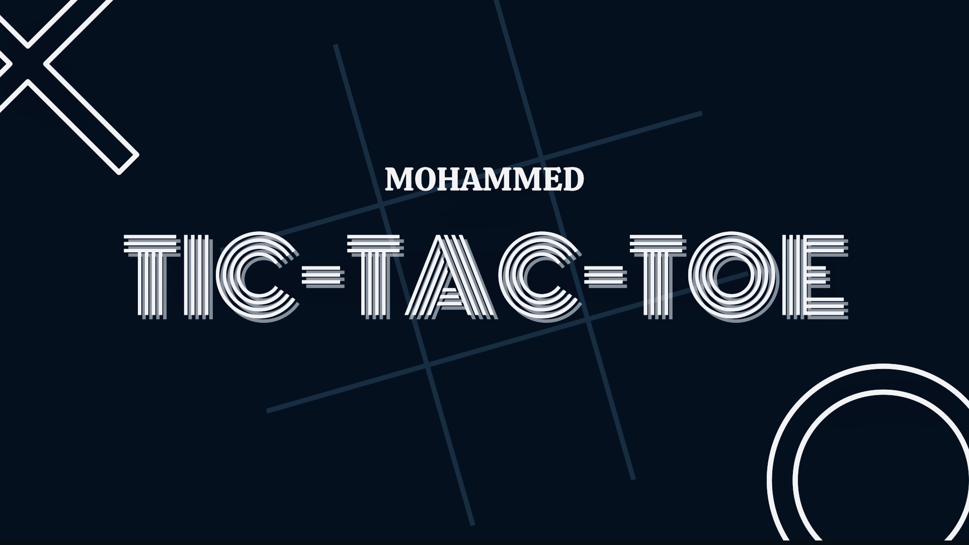 Tic-Tac-Toe • Python